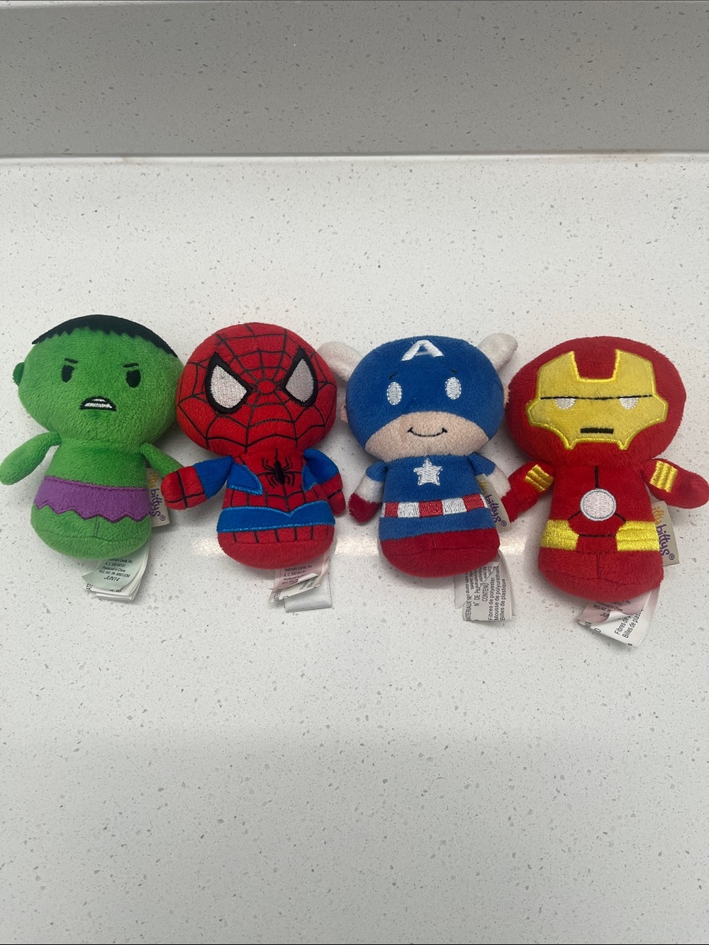 Hallmark Marvel Plush Minis Set - Green, Red, Blue, Yellow